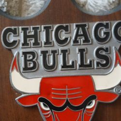 Chicago Bulls NBA Logo Belt Buckle