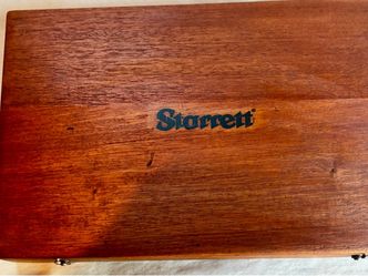 Vintage Starrett No. 445 Depth Micrometer Set (0-6") – Complete & Excellent Condition