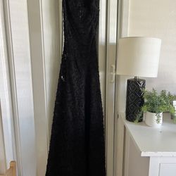 Black Maxi Lace Dress