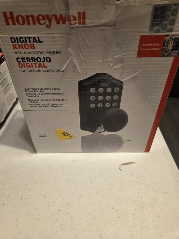New** Open Box * Honeywell Keypad Doir Lock