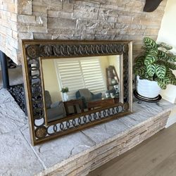 Mid Century Modern Wall Accent Mirror 