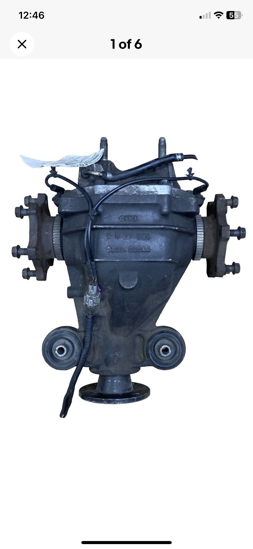 2003 - 2007 Nissan 350Z Rear Differential Carrier w/ LSD ID 38311 0C044 OEM
