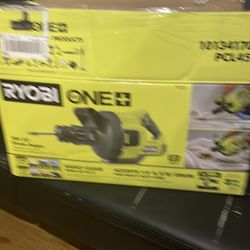 ryobi  18 v  35' drain auger
