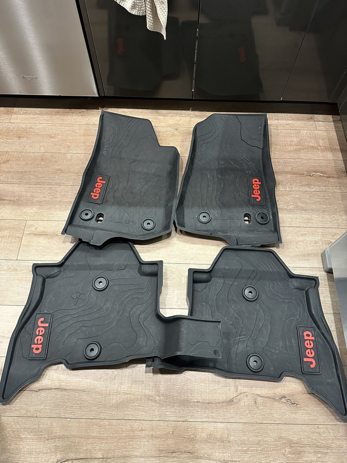 Jeep Wrangler Mopar Floor Mats (2018-2025)