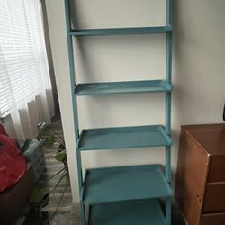 Turquoise Blue Shelf 