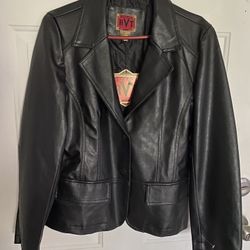New With Tags! Medium Leather Jacket Women’s 