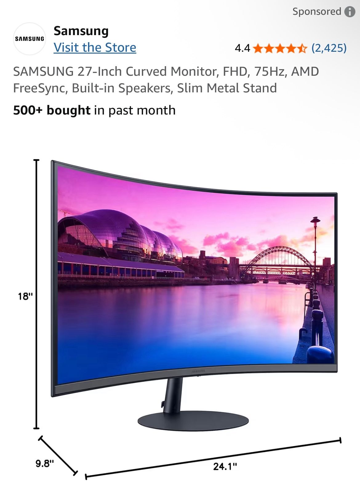 💥Samsung 27" Monitor T550 Series