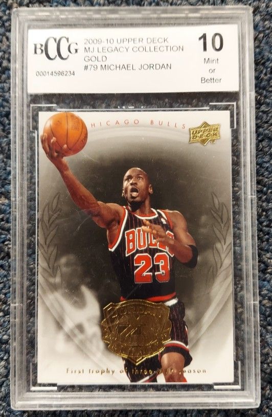 Michael Jordan Legacy #79 Beckett 10