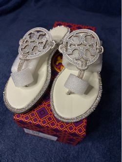 White Embellished Sandals