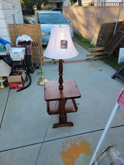 Vintage Table Lamp Stand 