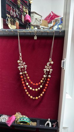 Lucky Brand Y2KMulti-Strand Beaded Statement Necklace