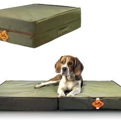 Foldable Waterproof Dog Bed for Large Dogs