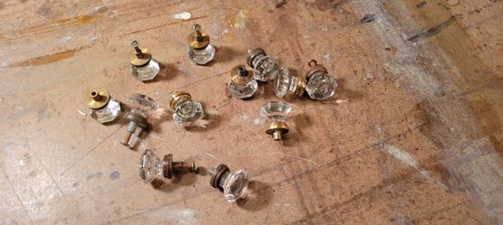 Antique Crystal Drawer Pulls