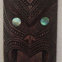 Hand Carved Wooden Tiki