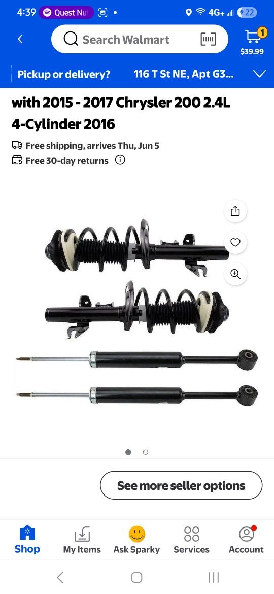 Chrysler 200 Suspension Kit
