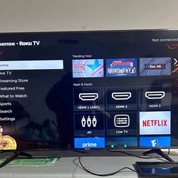 Hisense 58" Class 4K UHD LED LCD Roku Smart TV HDR R6 Series 