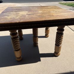 Square Oak Dining Table  42” X 42” Quarter Sawn 