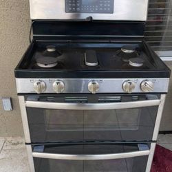 Stainless Steel Double Oven Propane Stove