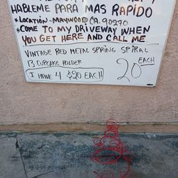 Cup Cakes Spring Holders