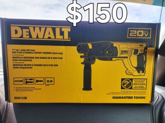 DEWALT 20V BRUSHLESS 1" SDS PLUS ROTARY HAMMER TOOL-ONLY