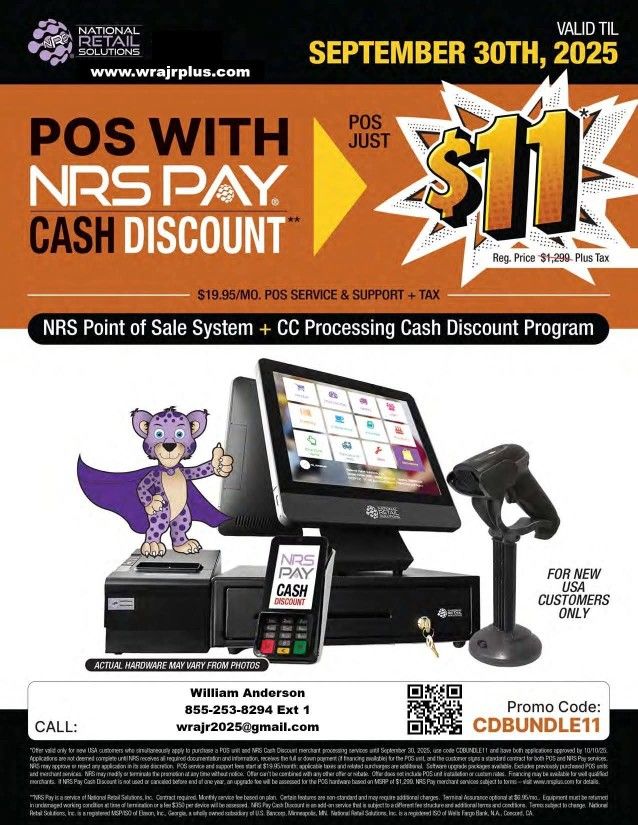 NRS POS System with CC Processing
