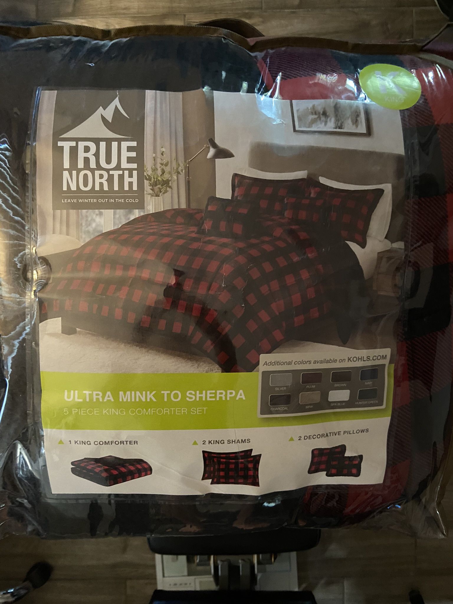 Buffalo Plaid King Comforter Set