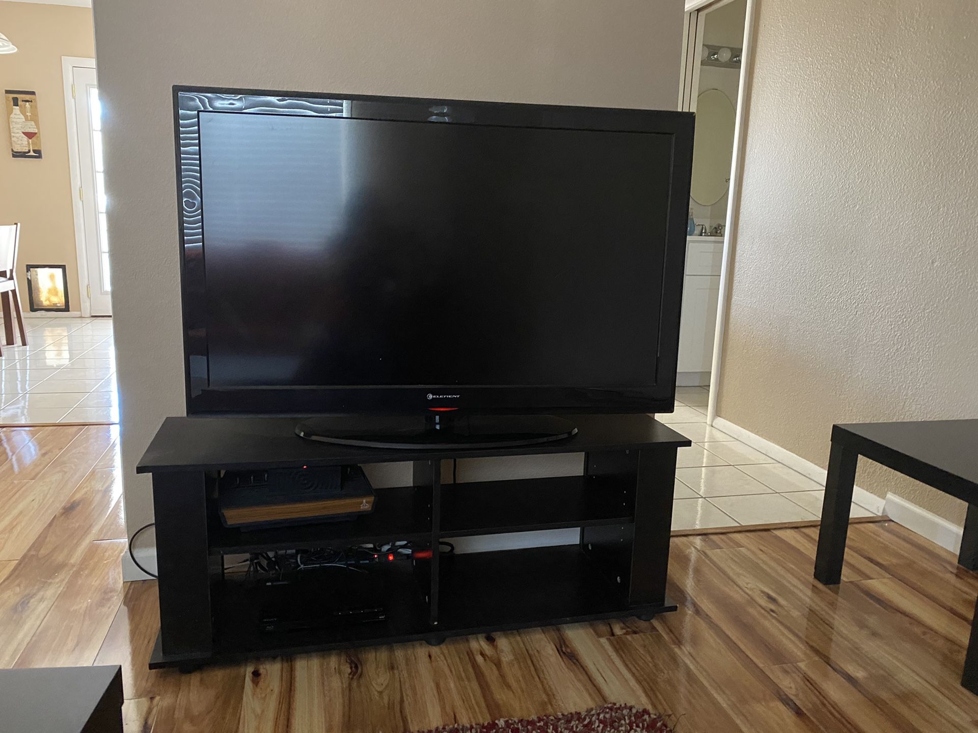 Used LCD TV and TV stand