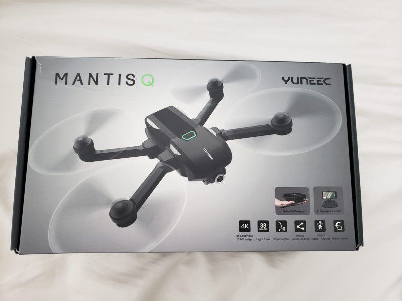 Yuneec Mantis Q 4K Foldable Drone Yunmqus - Black