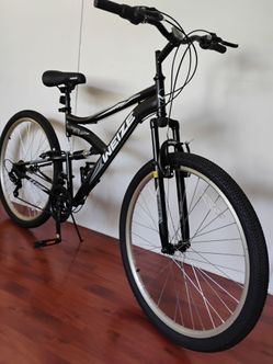 Bike new 26-in Wheels dual suspension fully assembled in the city of Montclair yes it is available ask me something else