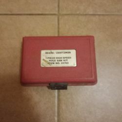 Vintage Craftsman 7 Piece High Speed Hole Saw Kit. for Sale in
