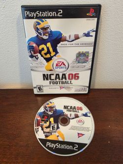 NCAA Football 06 (Sony PlayStation 2, 2005) Video Game