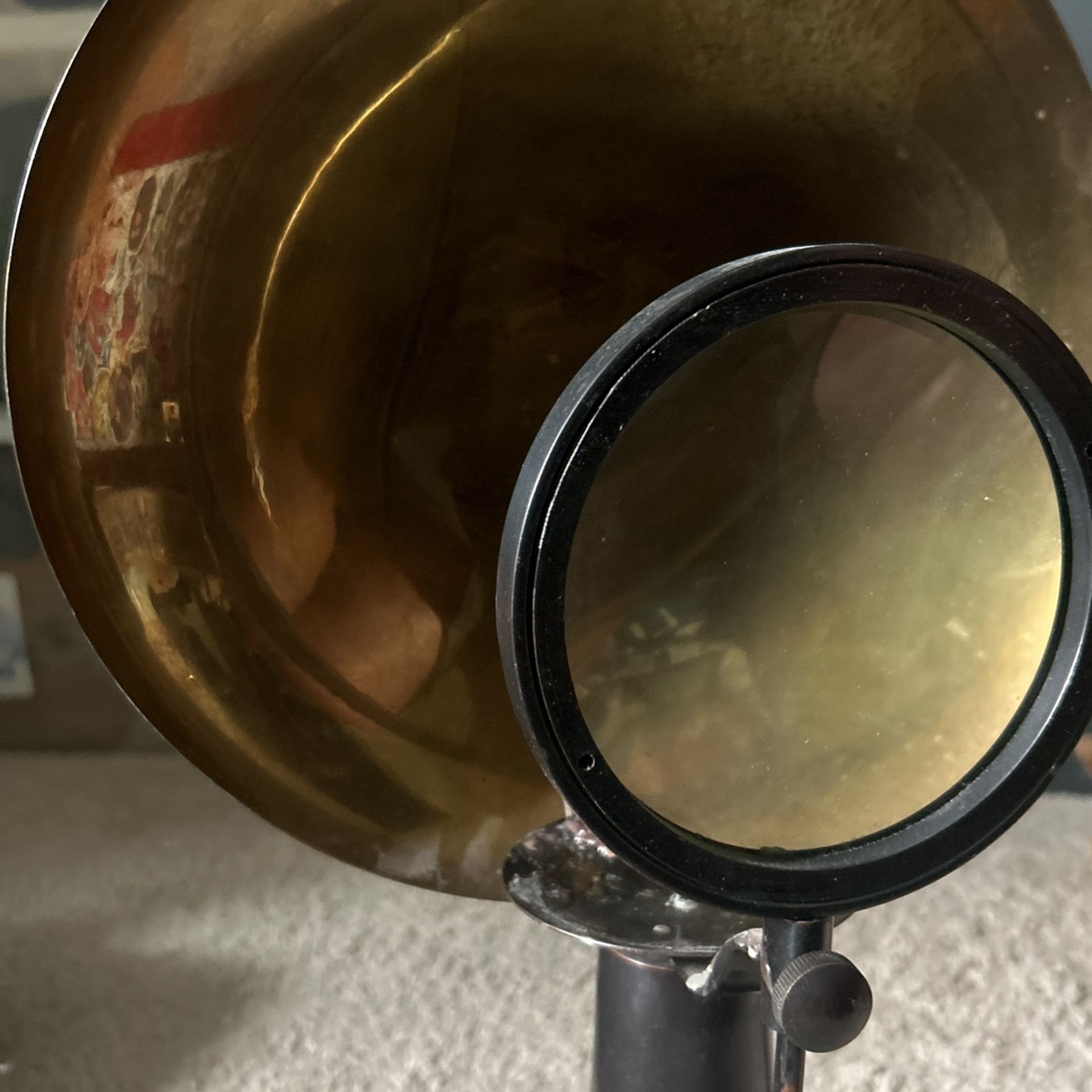 Complete Brass Medical Parabolic Lamp