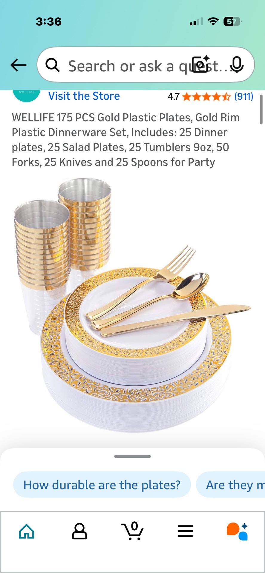30 Guest Plates