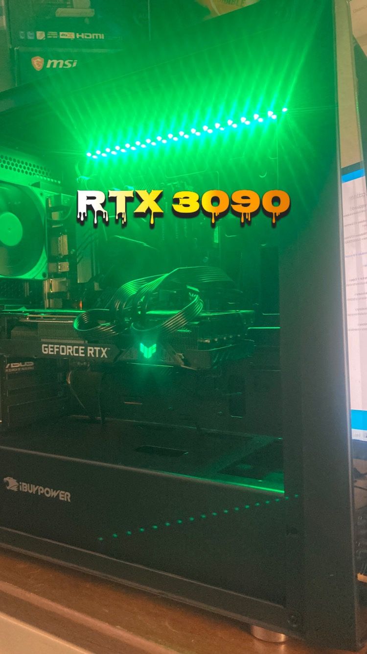 RTX 3090, I7 10700, High performance Gaming Pc or Potential Rendering, streaming, and Office pc