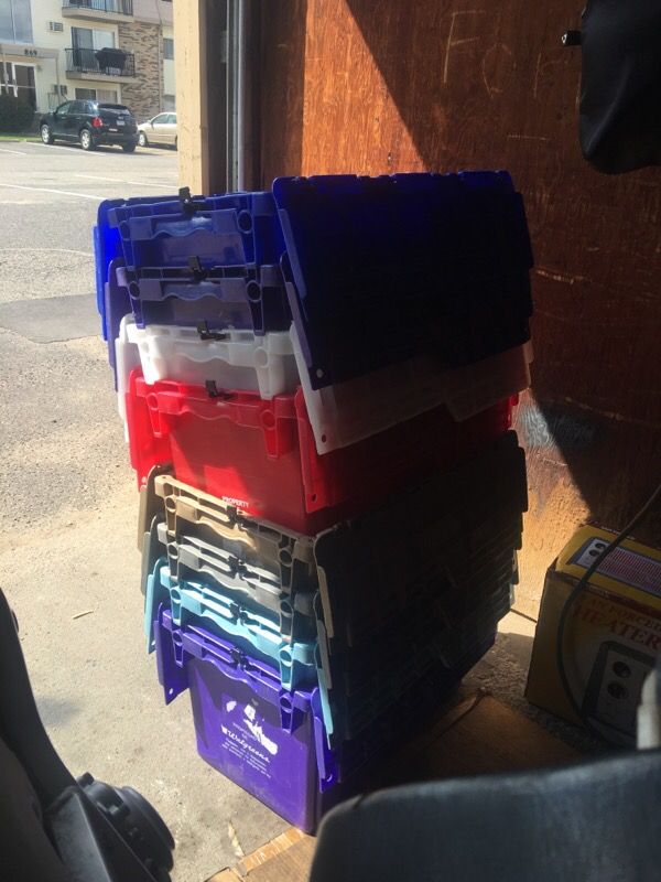 $4 heavy duty storage bins