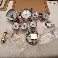 8 NEW WATERWICH GUAGES* BOAT AUTO TRUCK