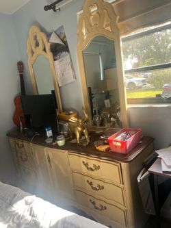Wooden  bed set complete  set