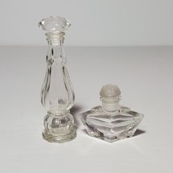 Mini Glass Perfume Bottles Vintage