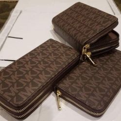 DOUBLE ZIPPER LONG WOMEN WALLET