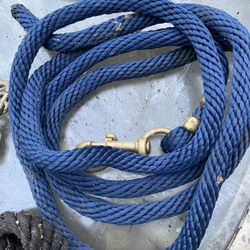 Lead lines, halter, head stalls for horses