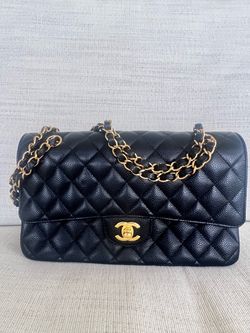 Chanel Classic Flap Bag Black Caviar