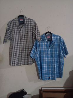 Wrangler Plaid Short Sleeve Shirts Sz XLT – Set of 6