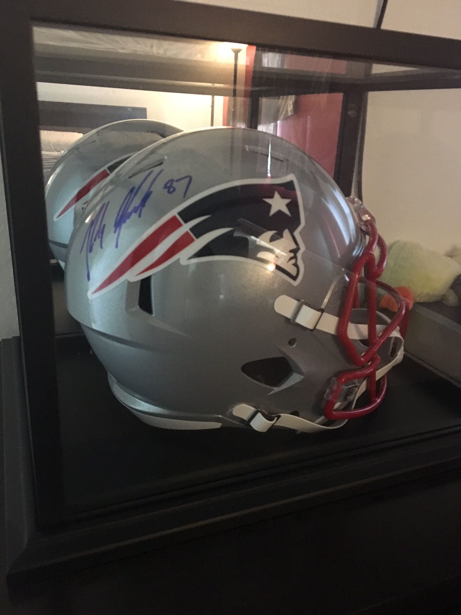 Authenticated Full Size Riddell Helmet signed by Rob Gronkowski
