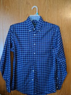 Lands end Shirt medium 15 15 1/2 b109