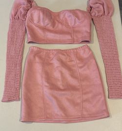 Mauve Pink 2 Piece Set 