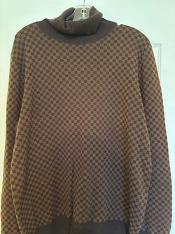 Louis Vuitton Damier Turtleneck Sweater XL $360 obo