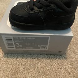 Nike Force 1 Crib Size 3c