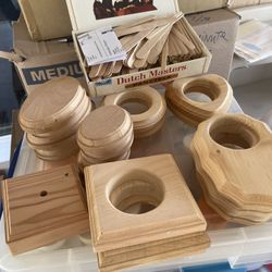 Wood Working Pieces Arts Crafts 