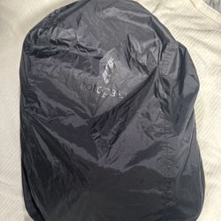 Cotopaxi Allpa 35L Travel Backpack Black on Black Carry On with Hip Belt