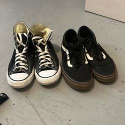 Converse And Vans SLIGHTLY USED 